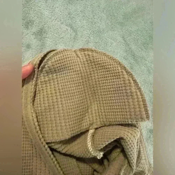 Women’s Brown Basix Button Down - Picture 3 of 6